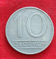 1988.  Lengyelország 10 Zloty, (503)