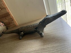 Crocodile-shaped ashtray!