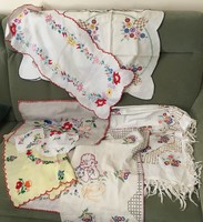 Various sizes of embroidery