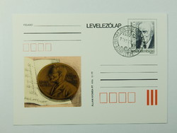 1993. Stamp postcard - albert szent-györgyi, first day