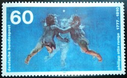 N940 / Germany 1977 philipp otto runge painter stamp postal clear