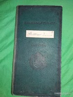 1925. Real grammar school information book for János stettner student pesterzsébet according to the pictures