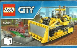 Lego city 60074 = assembly booklet