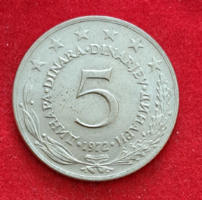 1972. Yugoslavia 5 dinars (546)