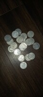 For sale, based on the pictures, 21 aluminum coins with 2 blades