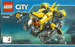 LEGO CITY 2.  60092 = ÖSSZESZERELÉSI FÜZET