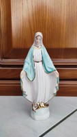 Antique art deco porcelain Virgin Mary statue. Gilded, flawless