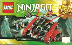 LEGO NINJAQ 1. 70504  = ÖSSZESZERELÉSI FÜZET