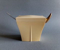 Philippe Starck Alessi posztmodern fedeles cukordoboz 1990s