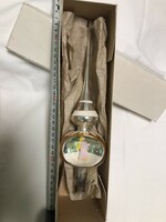 Antique, old Christmas tree decoration, 27 cm angelic diorama top decoration in a box