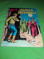 Old classic italian spaghetti western comic tex - hell's fury - 114 page book according to the pictures