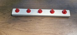 Retro small red kitchen wall hanger.