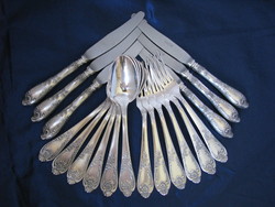 Silver Plated Russian Cutlery Set (18 Pieces)