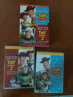 Toy story 1 (1996) toy story 2 (1999) double dvd pixar disney