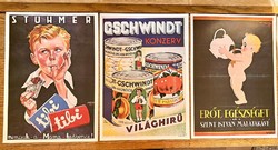 Századelej Hungarian commercial posters 33 frameable prints