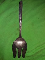 Antique silver-plated alpaca side dish fork 23 cm according to the pictures