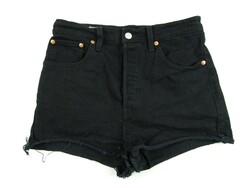 Original Levis (w28) women's black denim shorts