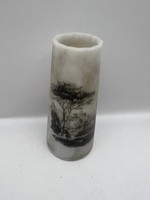 M. Wirths art deco opálüveg vázája, 10 cm-es magasságú. 5039