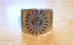Kézműves ezüst, mexikói gyűrű