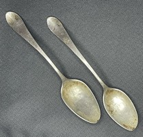Silver 2 tablespoons soup spoon 1800s
