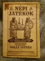 1945. István Volly: folk games ii. Nativity scene - Three Kings book according to pictures