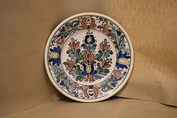 Korondi tányér - 27,5 cm átmérőjű, jelzett