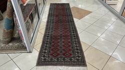 3533 Pakistani yamud hand knot wool persian running rug 82x310cm free courier