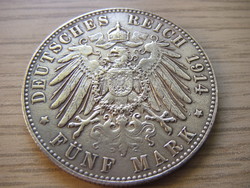 German Empire 5 marks 1914 copy (copy) if someone is missing it