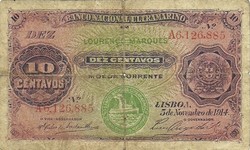 10 Centavos 1914 Mozambique Lourenco Marques