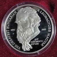 Mkb bank, Széchenyi color silver commemorative medal in original gift box