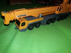 Original siku metal liebherr tower crane metal car toy the tower when extended is 36cm the car is 23cm according to the pictures