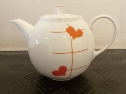 Alföldi heart shaped teapot