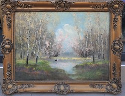 László Kézdi-Kovács (1864-1942): spring, 60x80 cm., 65Eft!