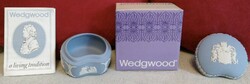 Ritka: Wedgwood Bean Box for Barretts & Sons jelzett ékszertartó szelence – hibátlan vitrin állapotú