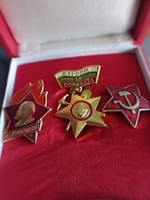 Russian, Soviet insignia, badge 3 pcs
