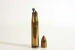 Réz Töltény Öngyújtó m=19cm d=3,3cm | Töltényhüvely Lövedék Lőszer Alakú Formájú