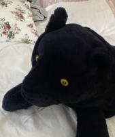Giant plush black panther