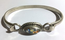 18.75G Mexican Silver Bangle Bracelet