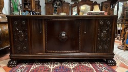 Richly carved Neo-Renaissance style sideboard chest of drawers