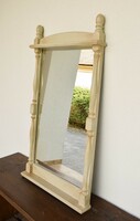 Vintage wooden framed wall mirror
