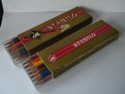 Vintage swan stabilo colored pencils in a box 2x12 pcs