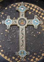 Murano micromosaic cross