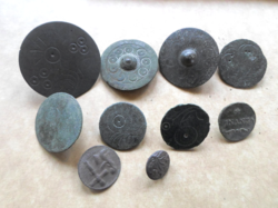 Old decorative buttons