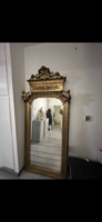 Nagyméretü antik barokk tükör