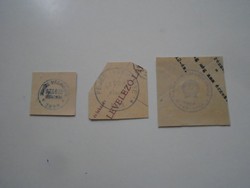 D202530 Czecze Cece old stamp impressions 3 pcs. About 1900-1950's