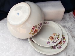 Alföldi bowl and 2 plates