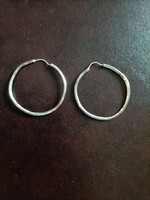 2.63 Gr 14k white gold hoop earrings
