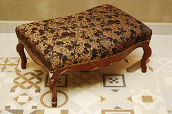 Baroque style sofa, bench, couch, stool, footstool from Italy