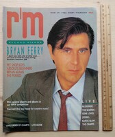 Record Mirror 1986/3/29 Bryan Ferry Pet Shop Boys The Pogues Bryan Adams Haywoode The Cramps