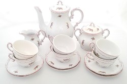 Zsolnay small flower tea set (zal-r84246)